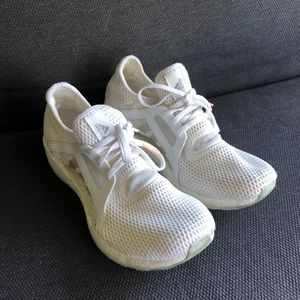 adidas white Boost Sz 8.5